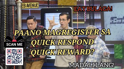 eat bulaga qr code scanner|Paano magregister o mag scan sa Quick Respond, Quick .